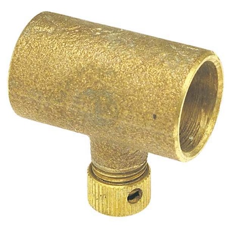 Drain Coupling,Cast Bronze,C x C,1/2 In