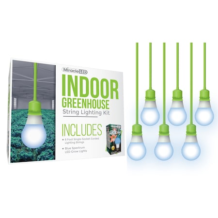 Ultra Grow Single-Socket Corded LED,PK6