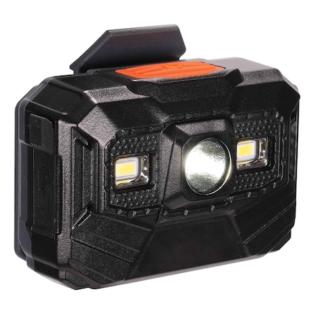 Black Rechargable Hard Hat LED Light