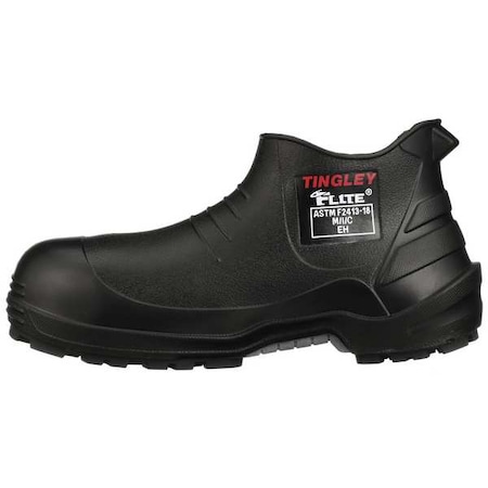 Unisex Flite Rubber Shoe, Composite Toe, 6 in Height, Black, M8/W10