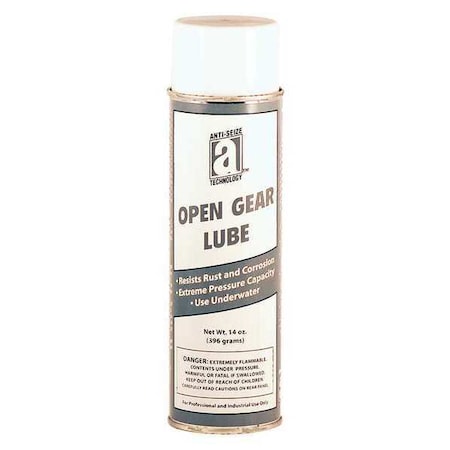 Lubricant, 14 oz, Aerosol Can, Mineral Oil, Black