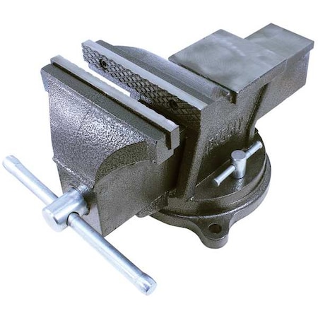 Bench Vise,Heavy Duty,6 in W Jaw