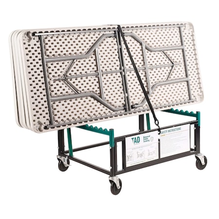 Table Dolly, 1,000 lb Load Capacity, 48 in L, 28 in W, 31 in H