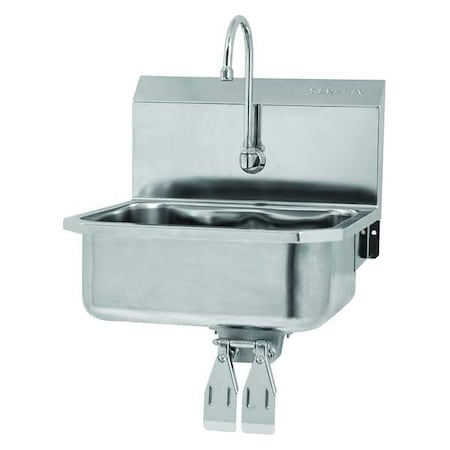 Hand Sink,With Faucet,19 In. L,18 In. W