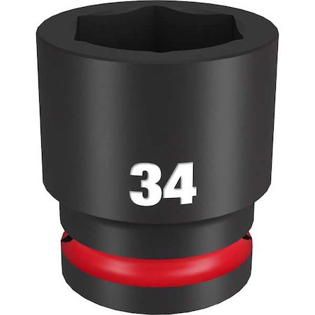 34mm SHOCKWAVE Impact Duty 3/4 in. Drive Standard 6 Point Impact Socket