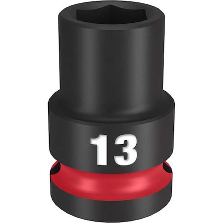 13mm SHOCKWAVE Impact Duty 1/2 in. Drive Standard 6 Point Impact Socket