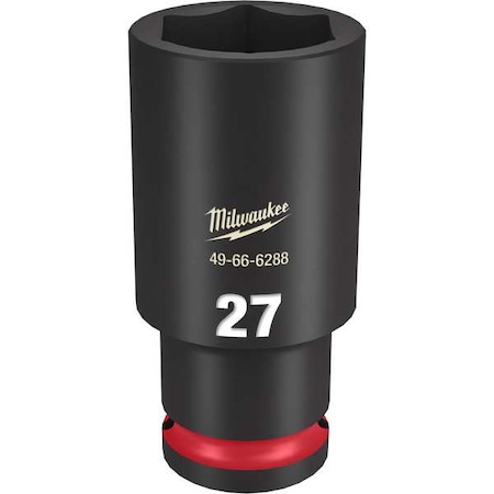27mm SHOCKWAVE Impact Duty 1/2 in. Drive Deep Well 6 Point Impact Socket