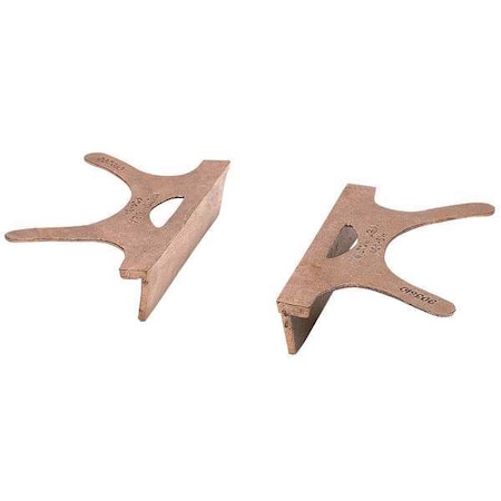 Replacement Vise Jaw,Copper,3-1/2 in,Pr