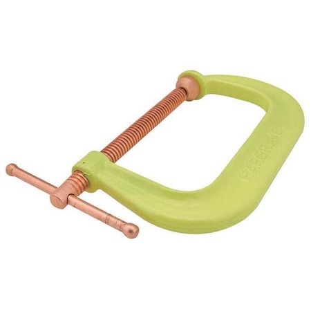 Spatter Resist C-Clamp,2",Reg.,3500 lb.