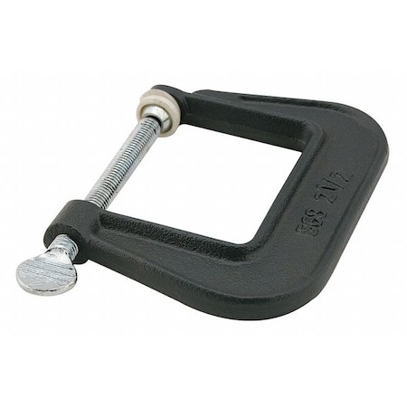 C-Clamp, 1-1/4", Iron, Light Duty, 450 lb.