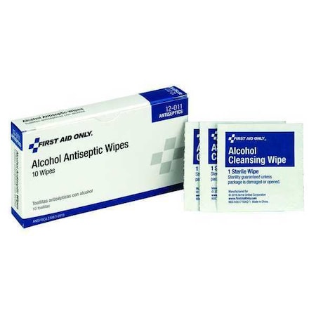 Alcohol Prep Pads,1-1/4 x 2-1/4 In,PK10