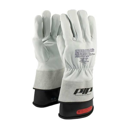Top Grain Goatskin Protector, Gauntlet Cuff, Keystone Thumb, 12, 1 PR