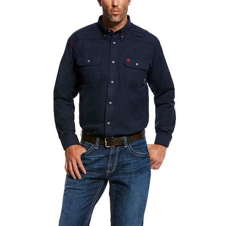 Men's Flame-Resistant Shirt, 9.5 cal/sq cm, L, GlenGuard(R)