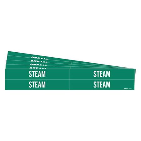 Pipe Marker,Steam,PK5, 7412-4-PK