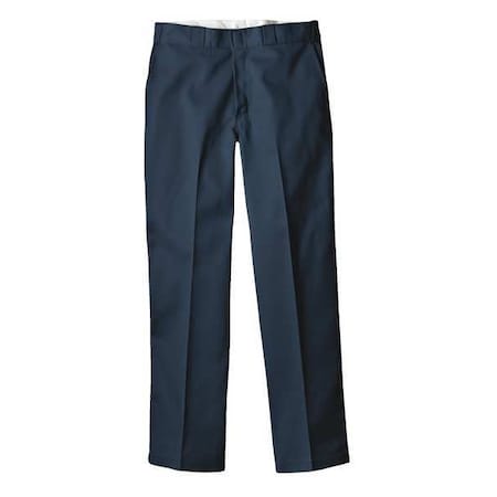 Men's Flex Work Pants, 2XL/3XL, Navy, 65% Polyester/35% Cotton