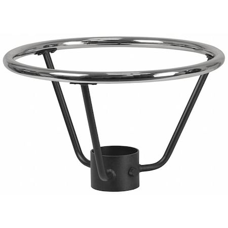 Round Table Base Ring,4.25",19.5"dia., 19.5" W, 19.5" L, 12" H, Chrome