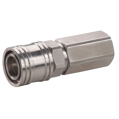 Coupler Body,(F)NPT,1/4,304 SS