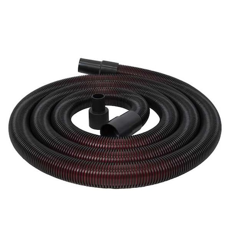 Vacuum Hose,12 ft L,Black,Plastic