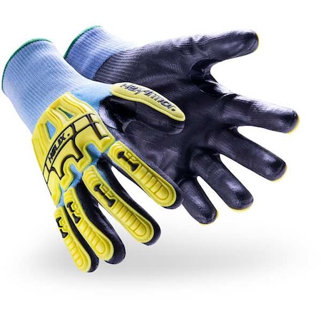 Knit Gloves, Cut Level A5 ,Dipped ,Polyurethane ,Sandy ,2XL 1 PR