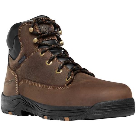 Women's Hiker Boot, 8, Aluminum Toe, 5 in H, Brown, 19455