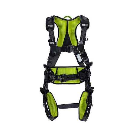 H700 Fall Protection Harness, S/M, 420 lb, Quick-Connect Chest/ Quick-Connect Leg Straps