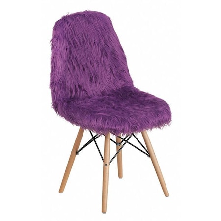 Contemporary Accent Chair, 18-1/2 in W 21" L 34" H