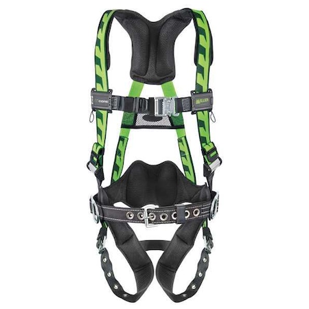 AirCore(TM) Full Body Harness, L/XL, 400 lb., Quick-Connect Chest/ Tongue Leg Straps