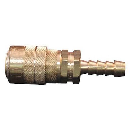 M Style Coupler,3/8" Hose Barb,PK10