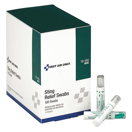 Sting Relief,Packet,4-1/4 In.,PK100