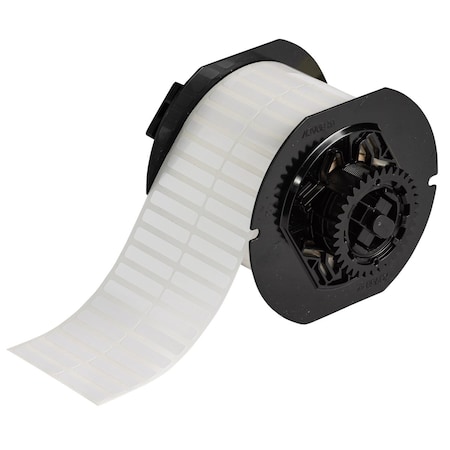 Pre-Cut Label Stock Roll, White, Gloss