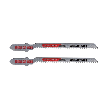 T-Shank Scroll Jig Saw Blade,3-1/4,PK2