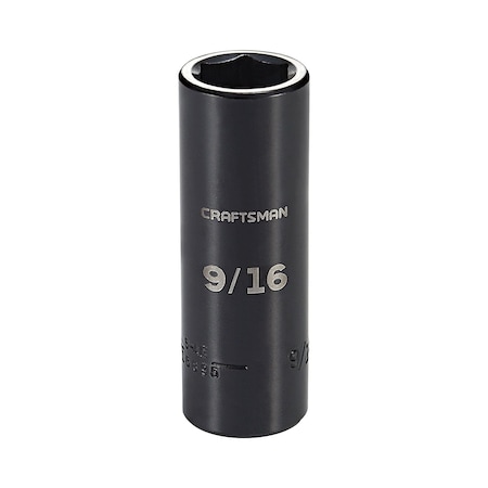 Sockets, 3/8" Drive 9/16" SAE Deep Impac