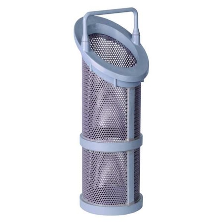 Replacement Basket, PVC, Fits 1-1/4"-2" SB/DB, 1/16" Perforations