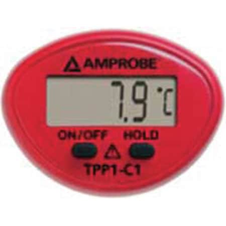 6-19/64" Stem Digital Pocket Thermometer, -50 Degrees to 250 Degrees C
