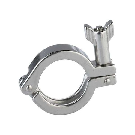 Clamp, Stainless Steel, Threaded, 6 in