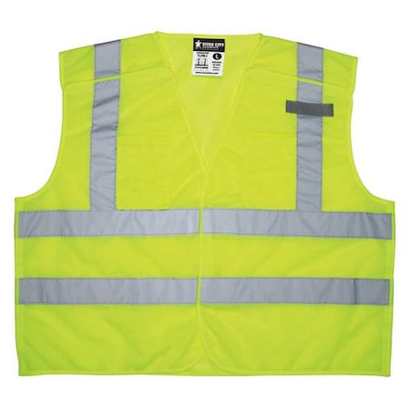 High Visibility Vest,XL Size,Unisex