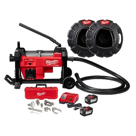 M18 FUEL Sewer Sectional Machine w/ CABLE-DRIVE 1-1/4" Kit