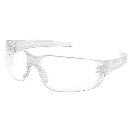 Hulk HK2, Safety Glasses, MAX6 Anti-Fog, Clear Lens, Clear Frame, Frameless