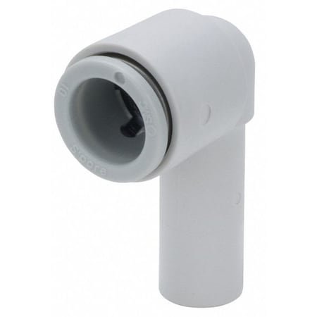 Push-Fit Elbow Fitting, Push-to-Connect x Push-to-Connect, 10mm Tube OD, Plastic