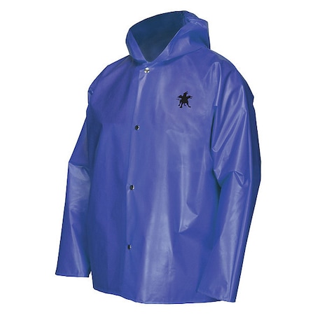 Rain Jacket,Bound Seam,3XL,Blue,Unisex