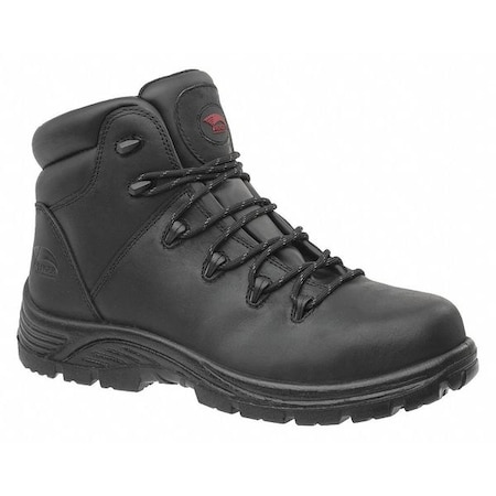 Framer, Men's 6-Inch Work Boot, Composite Toe Wide, Leather, 6 in Height, Black