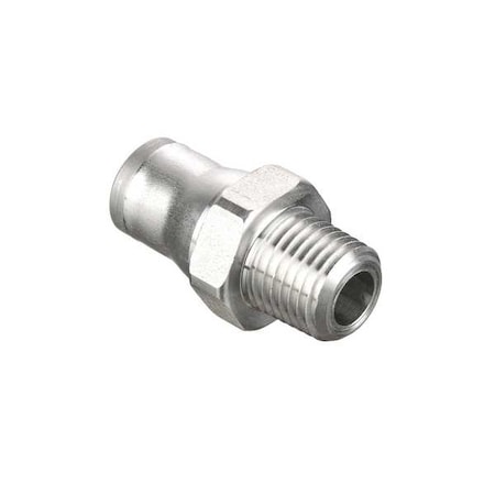 Stud, SS, MNPT 1/4 in, Push-Fit 12 mm