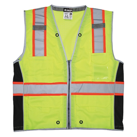 High Visibility Vest,4XL Size,Unisex