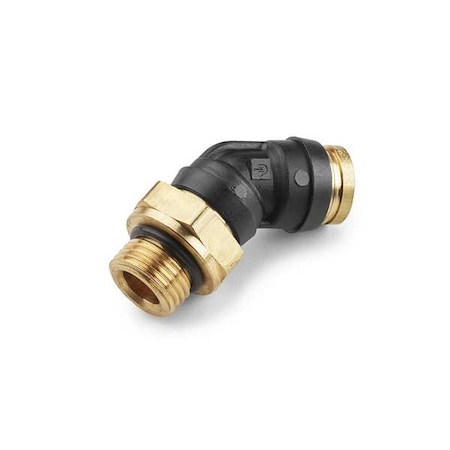 Metric DOT Push-to-Connect Fitting, Composite, Black
