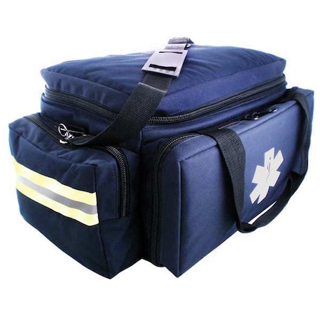 Trauma Bag, Polypropylene, 20 in L, 12 in W, Blue
