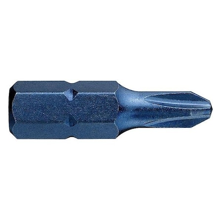 Drywall Bit,SAE,1/4",Hex,No 2,1",PK5