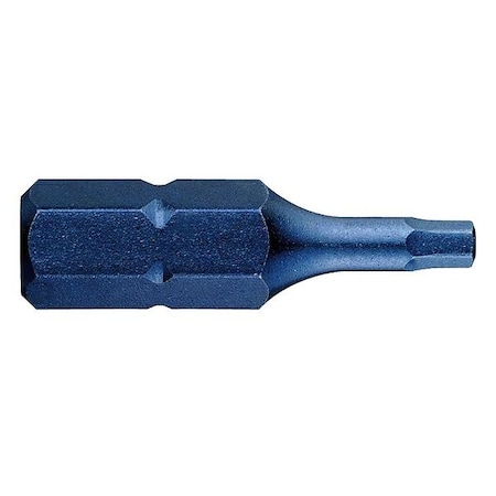 Torsion Bit, SAE, 1/4", Hex, 3/32", 1", PK5