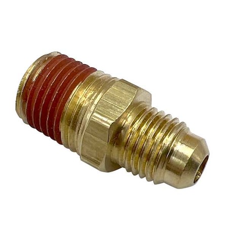 Strt, Brass, Flared 3/8 in, MNPT 3/8 in