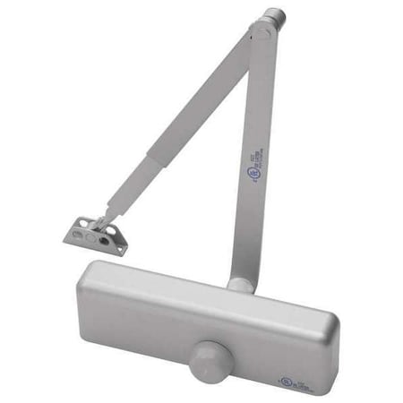 Manual, Hydraulic, Yale 1100, Door Closer, Heavy Duty Interior and Exterior, Gray