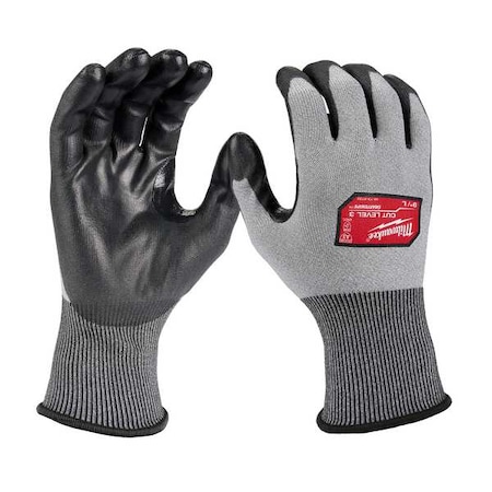 Cut-Resistant Coated Gloves, Cut Level A3 ,Dipped ,Polyurethane ,Smooth ,2XL 1 PR